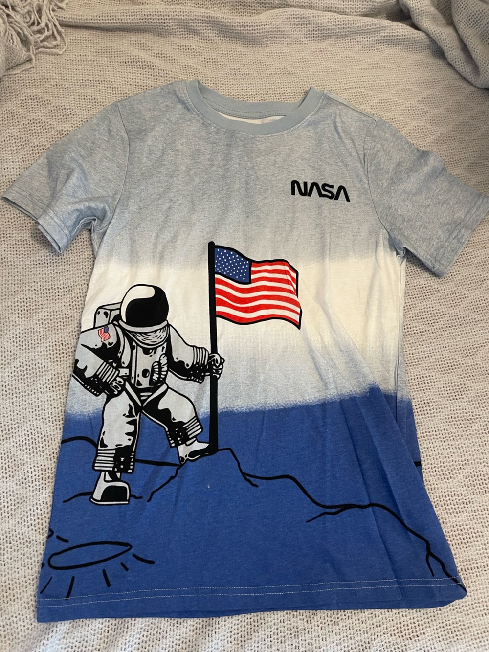 MAD Engine Blue, Gray & White NASA Astronaut Graphic Tee